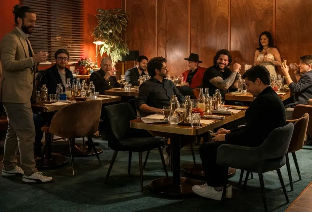Noche de maridaje entre cócteles con tequila y habanos en Spirit Rooms, Condesa, CDMX.