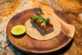 Preparación gastronómica de Alaia, restaurante participante de #AmexForFoodies en Ciudad de México