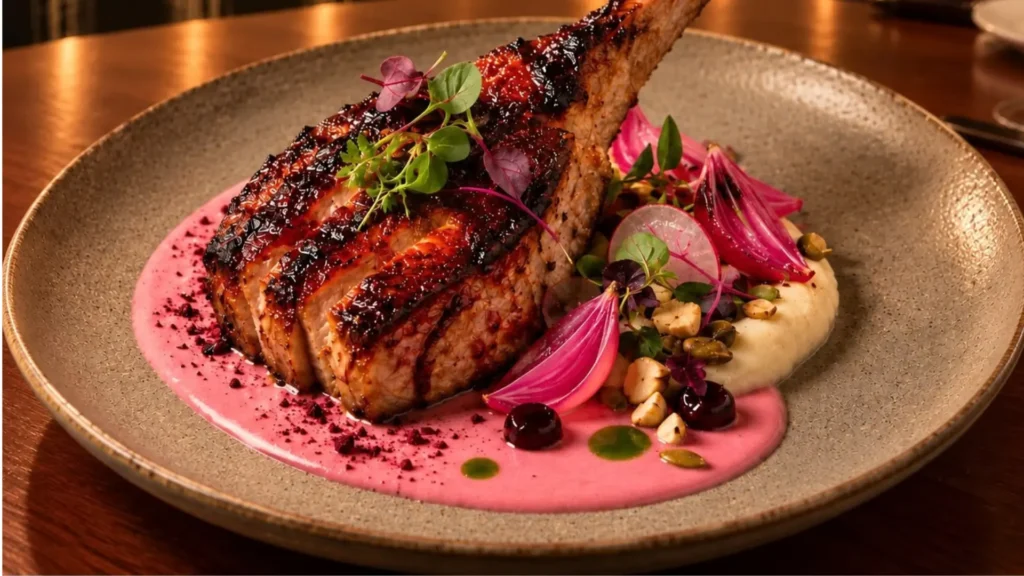 Pierna de pavo con salsa rosa presentada en la campaña Sabores que Cambian Historias.